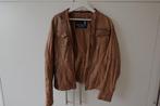 Leren dames jack, Goosecraft, Bruin, Maat 42/44 (L), Ophalen of Verzenden