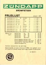 Zundapp folder, Ophalen of Verzenden, Gebruikt