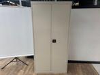 Licht grijze draaideurkast van 195x95x41 cm, Ophalen of Verzenden, Gebruikt, Staande klok