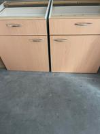 Onderkasten hangend bruynzeel, Ophalen, Gebruikt, Bruin, 50 tot 100 cm