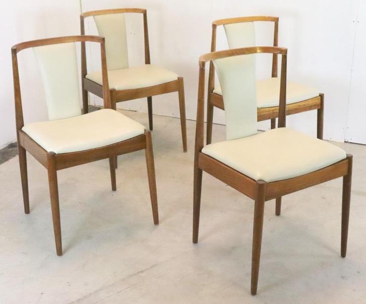 Set 4 Casala stoelen vintage gratis bezorging sale, Huis en Inrichting, Stoelen, Vier, Hout, Ophalen of Verzenden