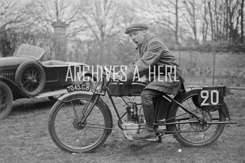 Avance GD factory racer Liaudois 1925 Paris-Nice photo motor, Verzamelen, Foto's en Prenten, Nieuw, Foto, Overige onderwerpen