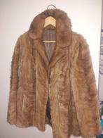 Kort bontjasje van nerts, Maat 38/40 (M), Zie foto, Bruin, Ophalen of Verzenden