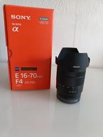 Sony E 16-70 mm F4 ZA OSS, Audio, Tv en Foto, Fotografie | Lenzen en Objectieven, Ophalen of Verzenden, Zo goed als nieuw, Groothoeklens