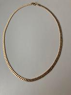 Gouden vintage ketting massief 18 karaat gourmet, Sieraden, Tassen en Uiterlijk, Kettingen, Ophalen of Verzenden, Goud