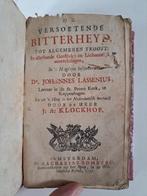 1737 Lassenius De versoetende Bitterheydthalf perkament, Antiek en Kunst, Antiek | Boeken en Bijbels, Ophalen of Verzenden