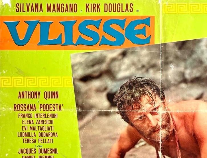 Ulysses (1955) - 3 x Originele filmposter, Verzamelen, Posters, Gebruikt, Film en Tv, A1 t/m A3, Rechthoekig Staand, Verzenden