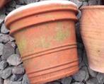 Grote oude Italiaanse dikke terracotta bloempot 35cm, 25 tot 40 cm, Rond, Zo goed als nieuw, Minder dan 40 cm