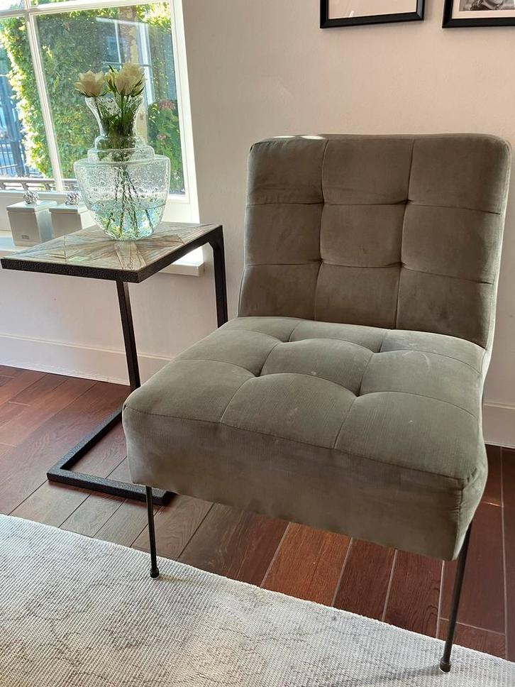 Riviera Maison Soho Lobby chair stoel, Huis en Inrichting, Fauteuils, Zo goed als nieuw, 75 tot 100 cm, Ophalen