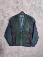 Vintage Cardigan Vest Trui XL Groen, Kleding | Heren, Ophalen of Verzenden, Zo goed als nieuw, Groen, Maat 56/58 (XL)