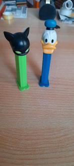 Vintage PEZ Dispensers - Donald Duck & Zwarte Kat, Ophalen of Verzenden, Gebruikt