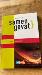 vwo wiskunde A samengevat, Ophalen of Verzenden, Zo goed als nieuw, VWO, Nederlands