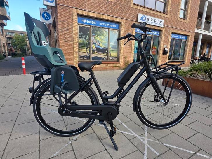 Batavus Quip E-bike met Kinderzitje – Comfort & Veiligheid, Fietsen en Brommers, Elektrische fietsen, Zo goed als nieuw, Batavus