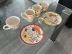 Blond servies bekers, mokken en bordjes, Blond Amsterdam, Ophalen of Verzenden, Zo goed als nieuw, Kop(pen) en/of Schotel(s)