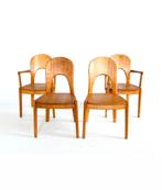 Set van 4 vintage eetkamerstoelen, Koefoeds Hornslet ‘60, Huis en Inrichting, Stoelen, Ophalen of Verzenden, Zo goed als nieuw