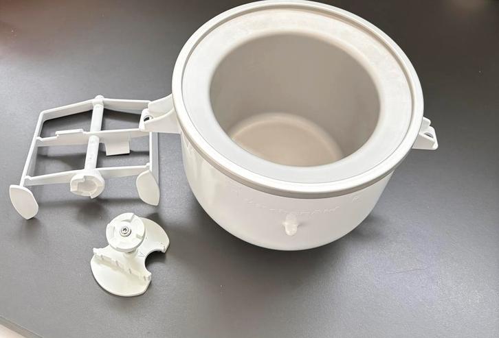 KitchenAid ijsmachine 5KICA0WH, Witgoed en Apparatuur, Onderdelen en Toebehoren, Zo goed als nieuw, Ophalen of Verzenden