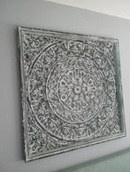 Houten wandpanel, houtsnijwerk PTMD, Huis en Inrichting, Woonaccessoires | Wanddecoraties, Ophalen, Zo goed als nieuw