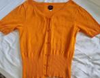 Okergeel vestje Tante Betsy M, Kleding | Dames, Ophalen of Verzenden, Zo goed als nieuw, Oranje