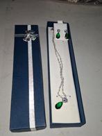 Zilveren Ketting met Oorbellen Set, Zilver, Ophalen of Verzenden, Zo goed als nieuw, Ketting
