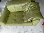 Lederen tweezit, Ophalen, Zo goed als nieuw, 75 tot 100 cm