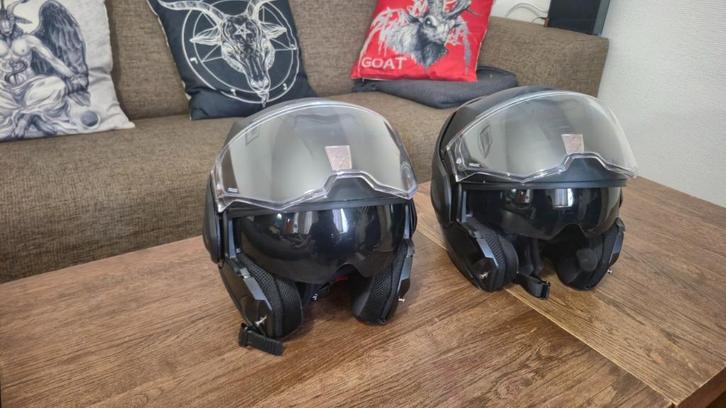 2x Scorpion EXO-3000 + EJEAS V6 intercom – touring set, Motoren, Kleding | Motorhelmen, Dames, Heren, Integraalhelm, XL, Overige merken