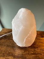 Grijze zoutlamp, Huis en Inrichting, Lampen | Tafellampen, Ophalen of Verzenden, Zo goed als nieuw, Overige materialen, Minder dan 50 cm