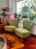 Artifort Theo Ruth Fauteuils 1956 - Vintage Groen, Huis en Inrichting, Fauteuils, Ophalen, Hout, ., Vintage