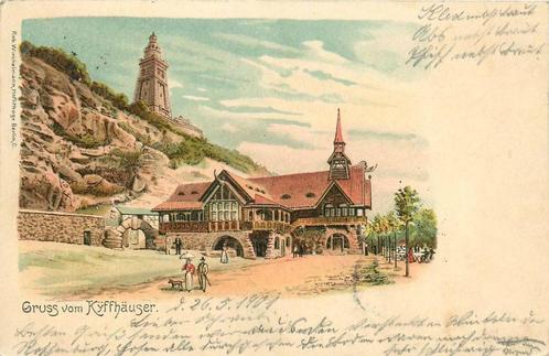 (701-274-017) Kyffhauser Litho, Verzamelen, Ansichtkaarten | Buitenland, Duitsland, Verzenden