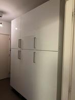 Ikea keukenkasten wit hoogglans evt met Vriezer, Ophalen, 200 cm of meer, Wit, 50 tot 100 cm