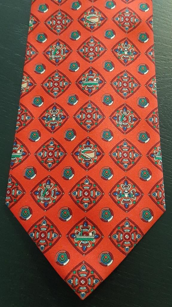 Van Ommeren stropdas mooi design rood, Verzamelen, Ophalen of Verzenden, Nieuw, Gebruiksvoorwerp