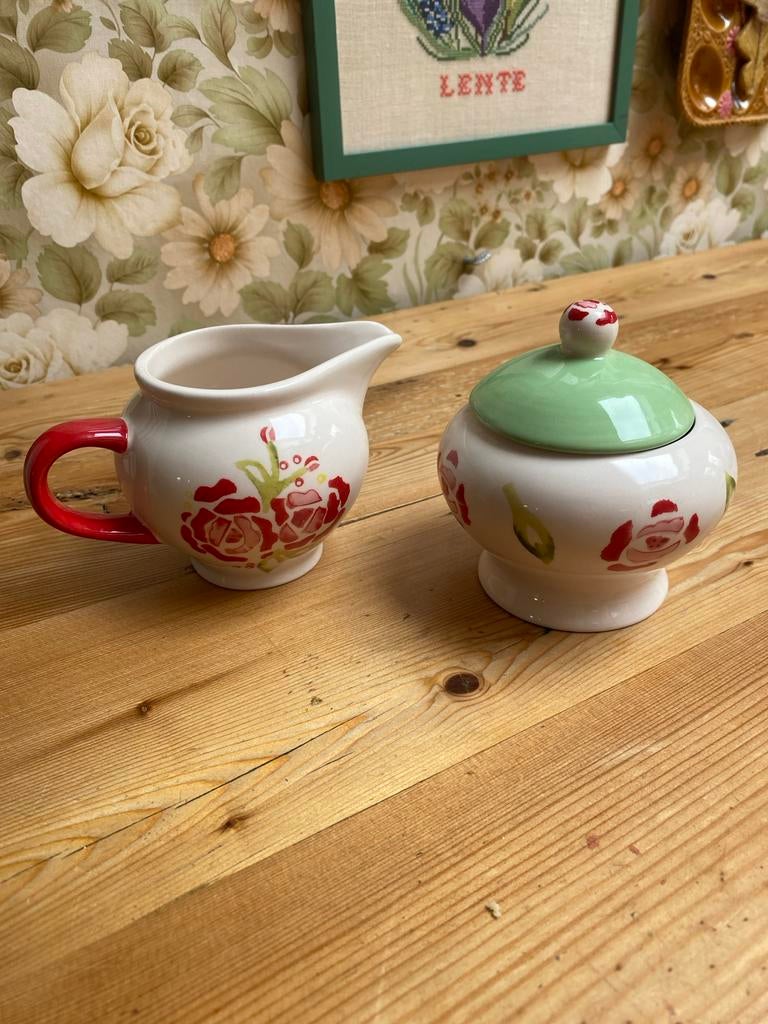 Jet by ter Steege Melkkan en Suikerpot, ‘C’est la Vie’, Overige typen, Ophalen of Verzenden, Zo goed als nieuw, Overige stijlen