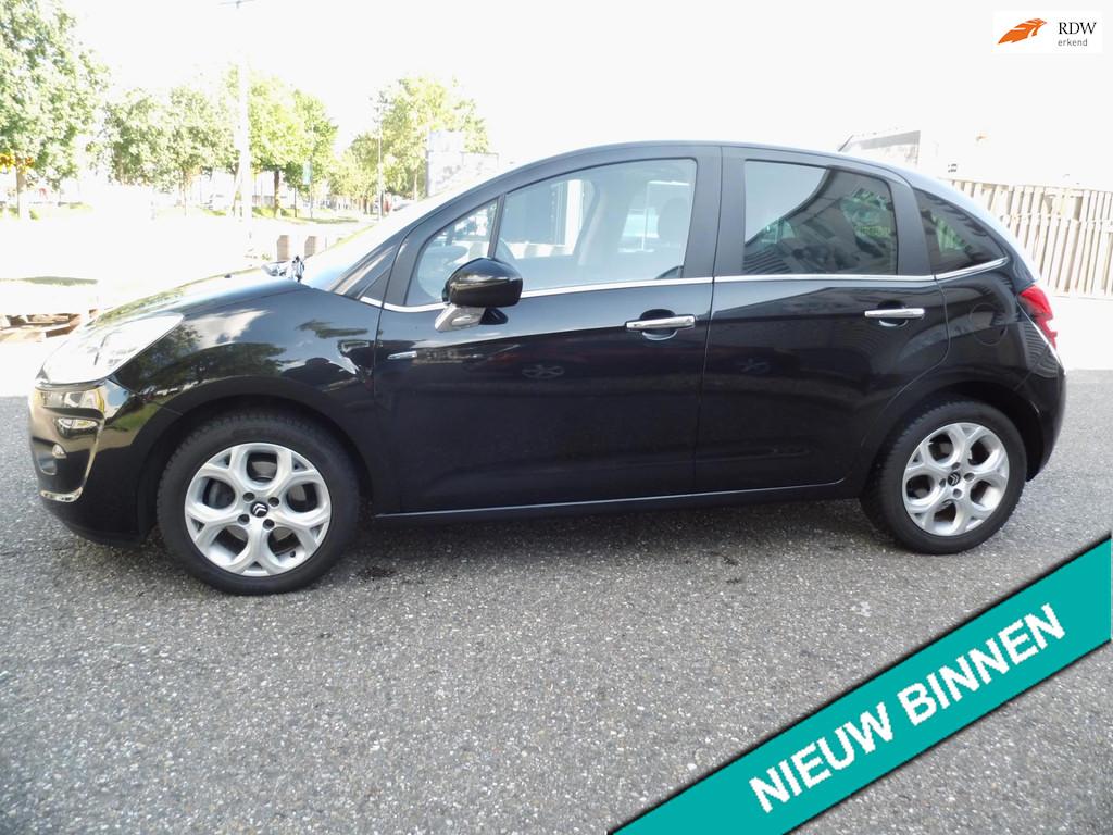 Citroen C3 1.6i-16V Exclusive AUTOMAAT PANORAMDAK 1ste eigen, Auto's, Euro 5, Gebruikt, Zwart, 4 cilinders