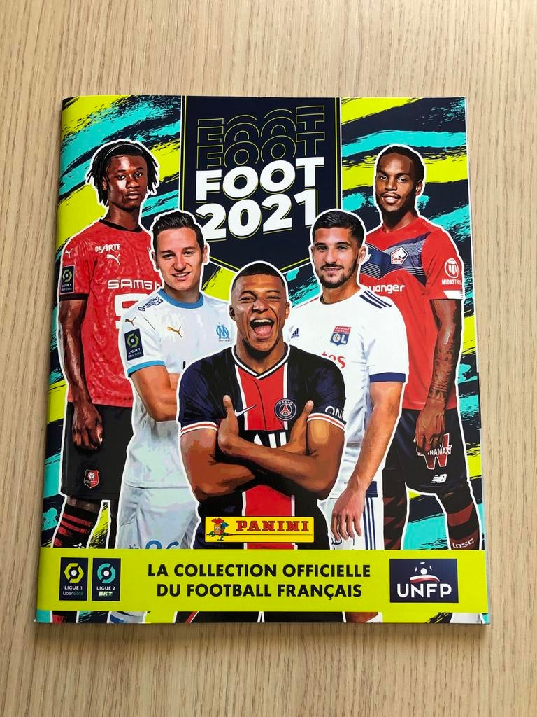 Panini Foot Ligue 1 2021, Ophalen of Verzenden, Zo goed als nieuw, Buitenlandse clubs, Boek of Tijdschrift