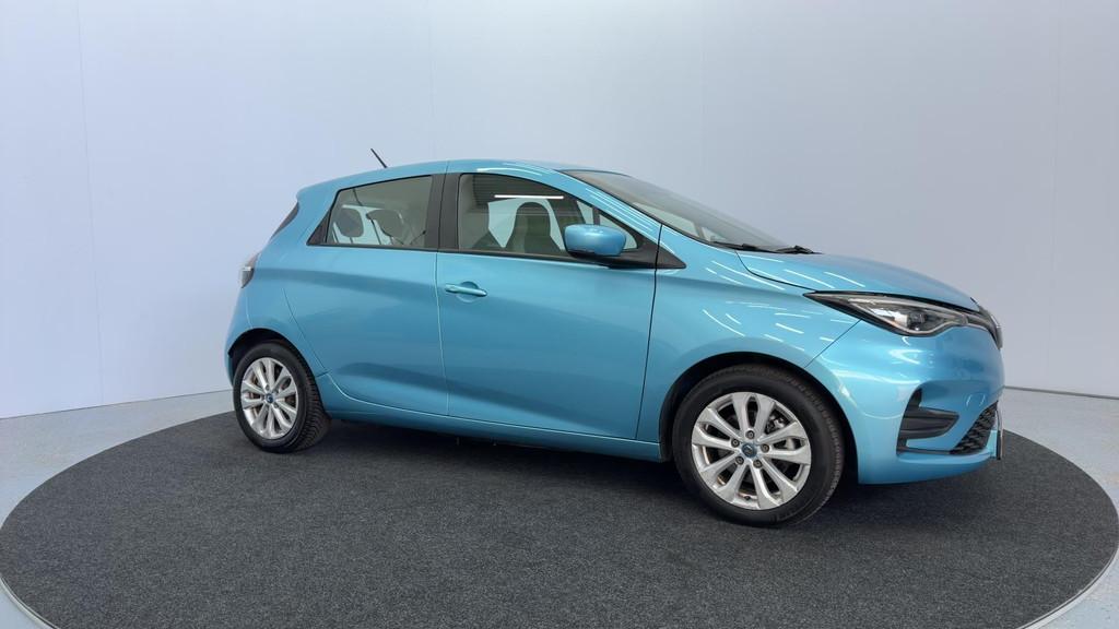 Renault ZOE R135 Zen 52 kWh Eigen accu - Elektrisch rijden z, Gebruikt, Lichtsensor, Met garantie (alle), Blauw