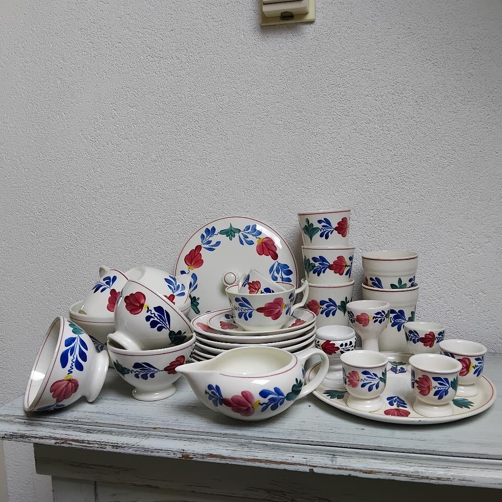 Boerenbont 483A, s.c.m, regout, boch, Antiek en Kunst, Antiek | Servies compleet, Ophalen of Verzenden