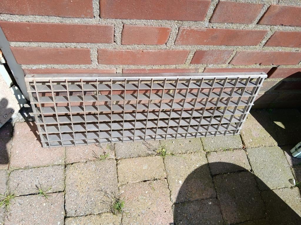 T.e.a.b    Rvs roosters 12 stuks 61 x 23 cm 2,5 hoog, Doe-het-zelf en Verbouw, Metalen, Ophalen