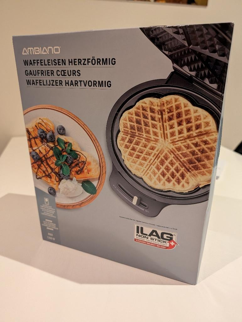 Waffle maker Ambiano, Ophalen of Verzenden, Nieuw