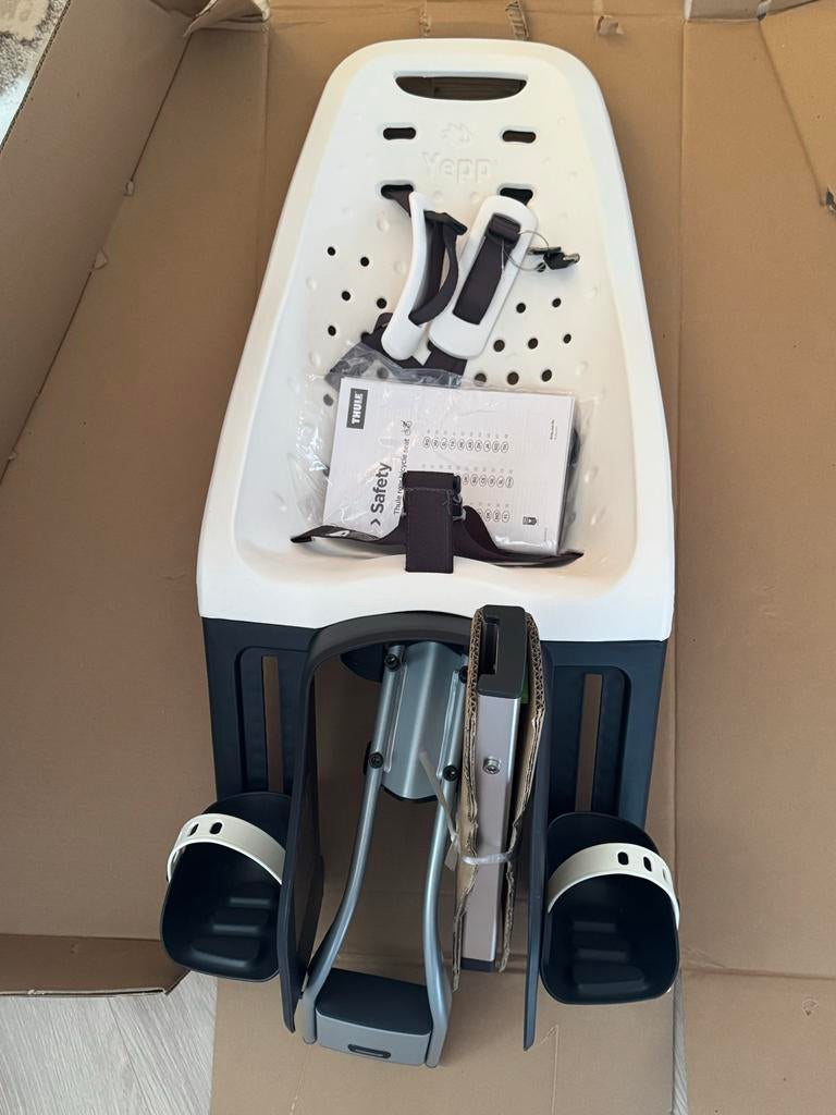 Thule Yepp Maxi kinderzitje, Achterzitje, Voetsteuntjes, 9 t/m 18 kg, Ophalen of Verzenden