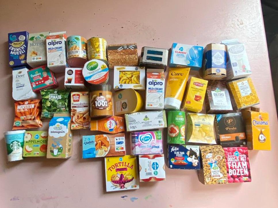 Albert heijn mini’s, Ophalen