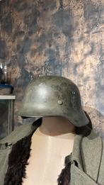Wehrmacht ex dd m35 helm Reissue, Ophalen of Verzenden, Duitsland, Helm of Baret