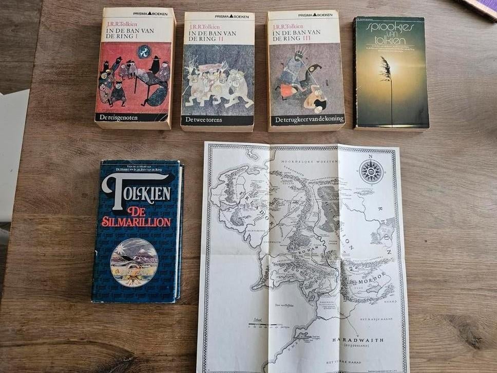 JRR Tolkien;In de Ban van de Ring&De Silmarillion&Sprookjes, Ophalen of Verzenden, Gelezen, J.R.R. Tolkien, Nederland