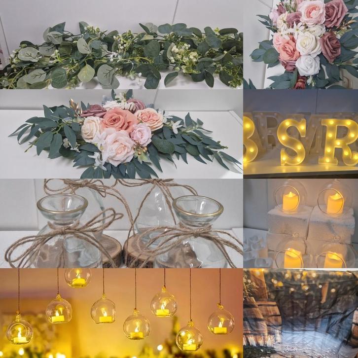 Bruiloft decoratie pakket, Huis en Inrichting, Woonaccessoires | Overige, Gebruikt, Ophalen of Verzenden