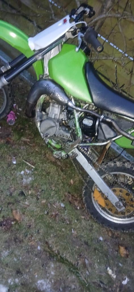 Kawasaki KX60 motor in KX80 frame - Crossmotor, Ophalen of Verzenden, Gebruikt, 60 cc, Overige merken