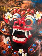 Extreem groot Barong schilderij Bali handgeschilderd, Ophalen