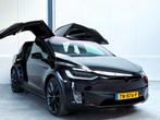 Tesla Model X 100D 7p.|Trekhaak|22 INCH, Auto's, Gebruikt, Lichtsensor, 7 stoelen, Zwart