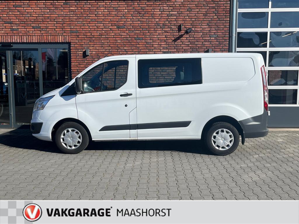 Ford Transit Custom 270 2.0 TDCI L1H1 Trend DC AchteruitrijC, Auto's, Voorwielaandrijving, Stof, Euro 6, 4 cilinders