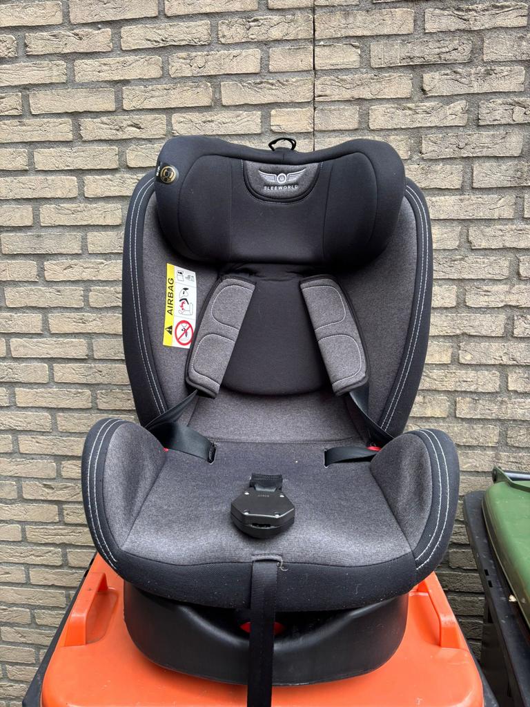 Sleeworld Mondo i-Size 360 draaibare autostoel met Isofix, Gebruikt, 0 t/m 18 kg, Verstelbare rugleuning, Isofix