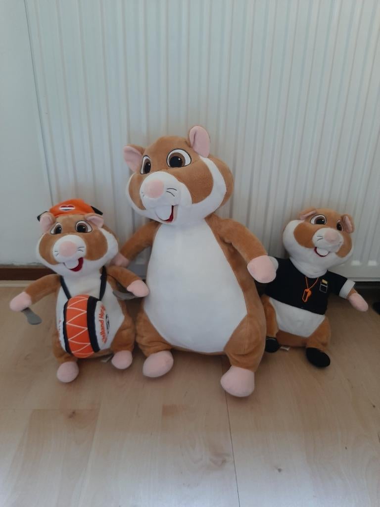 AH Hamster trio voor de verzamelaar., Gebruikt, Hamster, Ophalen of Verzenden, Middelgroot (20 tot 80 cm)