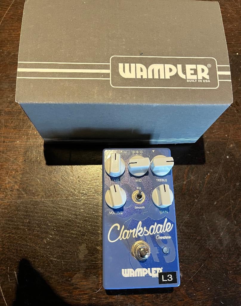 Wampler Clarksdale, Muziek en Instrumenten, Effecten, Ophalen of Verzenden, Zo goed als nieuw, Distortion, Overdrive of Fuzz