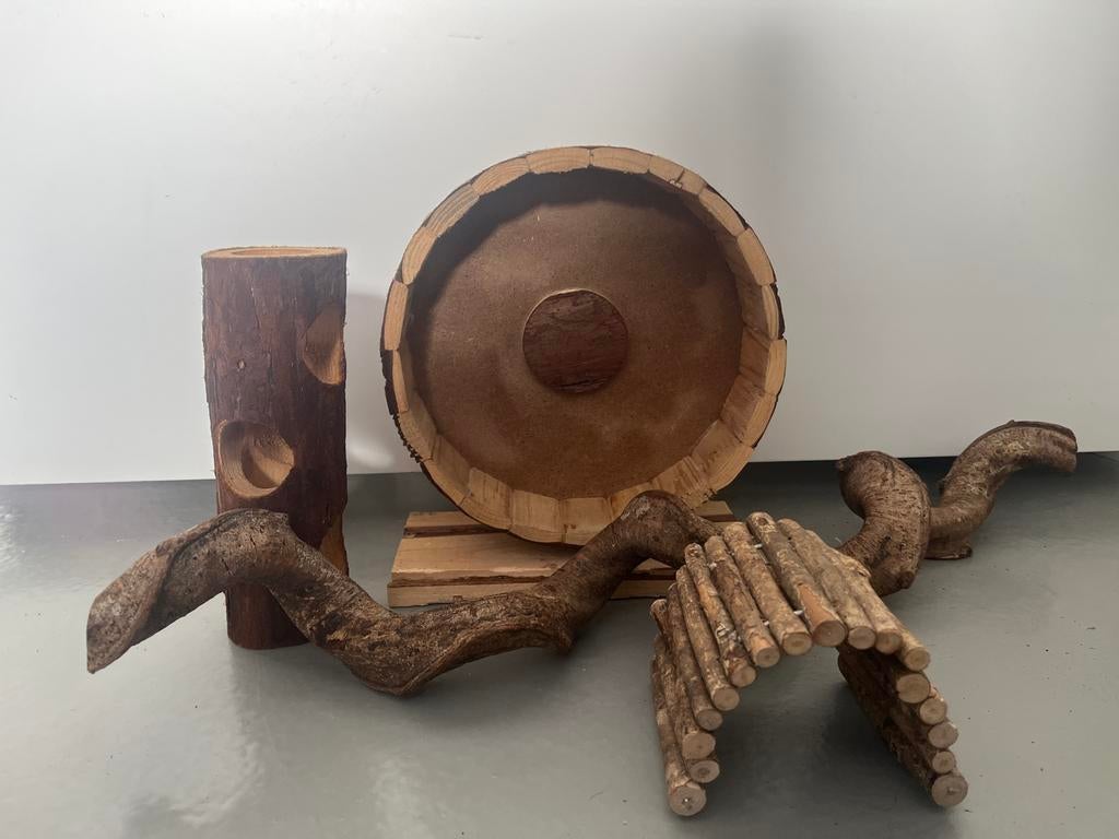 Houten speelset voor knaagdieren, Dieren en Toebehoren, Ophalen, Gebruikt, Overige typen